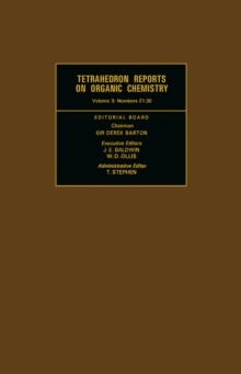 Tetrahedron Reports on Organic Chemistry : Volume 3.21-30