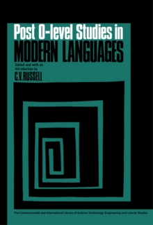 Post-O-Level Studies in Modern Languages : Language Division