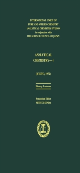 Analytical Chemistry-4 : International Union of Pure and Applied Chemistry