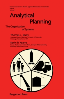 Analytical Planning : The Organization of System