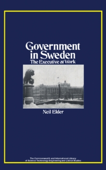 Government in Sweden : The Executive at Work