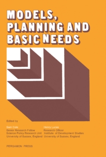 Models, Planning and Basic Needs