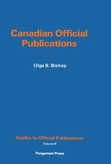 Canadian Official Publications : Guides to Official Publications