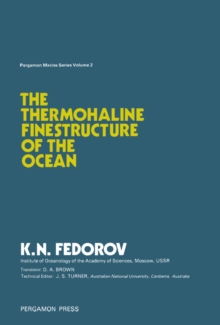 The Thermohaline Finestructure of the Ocean : Pergamon Marine Series