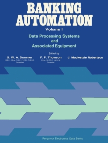 Banking Automation : Data Processing Systems and Associated Equipment