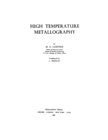 High Temperature Metallography