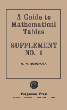 A Guide to Mathematical Tables : Supplement No. 1