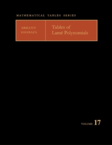 Tables of Lame Polynomials : Mathematical Tables