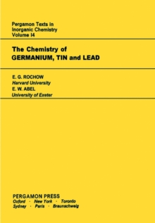 The Chemistry of Germanium : Tin and Lead