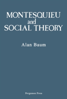 Montesquieu and Social Theory