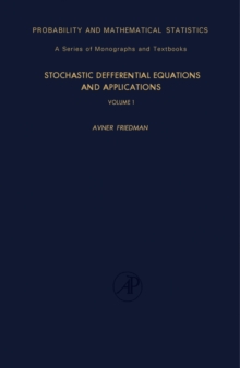 Stochastic Differential Equations and Applications : Volume 1