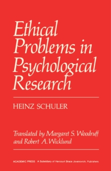 Ethical Problems in Psychological Research