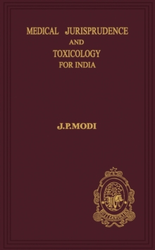 A Text-Book of Medical Jurisprudence and Toxicology