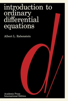 Introduction to Ordinary Differential Equations : Academic Press International Edition