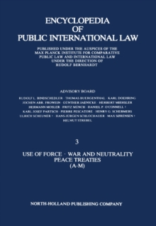 Use of Force * War and Neutrality Peace Treaties (A-M)