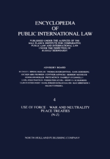 Use of Force * War and Neutrality Peace Treaties (N-Z)