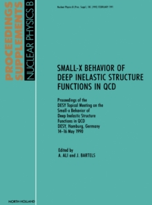 Small-X Behavior of Deep Inelastic Structure Functions in QCD : Proceedings of the DESY Topical Meeting on the Small-x Behavior of Deep Inelastic Structure Functions in QCD DESY, Hamburg, Germany 14-1