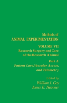 Research Surgery and Care of the Research Animal : Patient Care, Vascular Access, and Telemetry