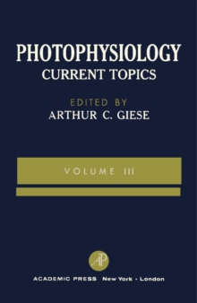 Photophysiology : Current Topics