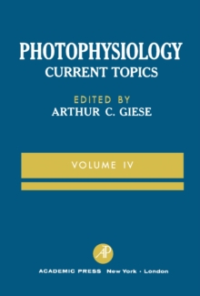 Photophysiology : Current Topics