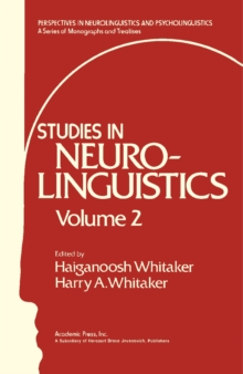 Studies in Neurolinguistics