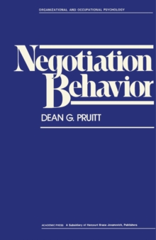 Negotiation Behavior