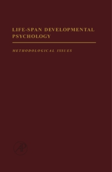 Life-Span Developmental Psychology : Methodological Issues