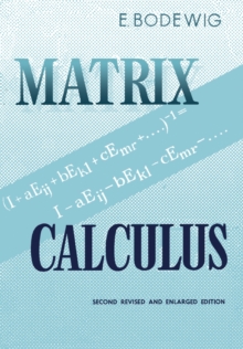 Matrix Calculus