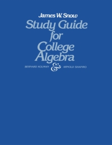 Study Guide for College Algebra