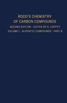 Aliphatic Compounds : A Modern Comprehensive Treatise