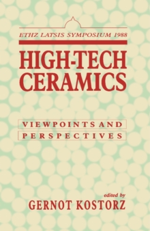 High-Tech Ceramics : Viewpoints and Perspectives