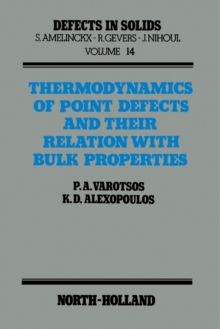 Thermodynamics of Point Defects and Their Relation with Bulk Properties