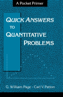 Quick Answers to Quantitative Problems : A Pocket Primer