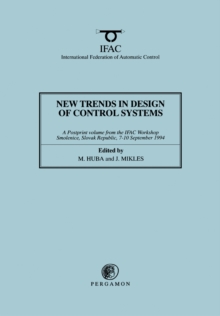 New Trends in Design of Control Systems 1994