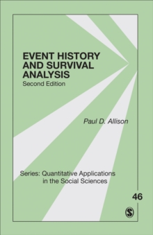 Event History And Survival Analysis : Regression For Longitudinal Event Data