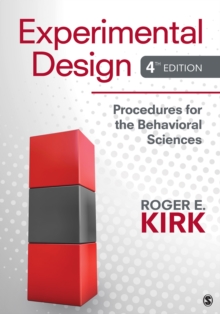 Experimental Design : Procedures For The Behavioral Sciences