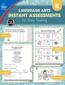 Instant Assessments for Data Tracking, Grade K : Language Arts