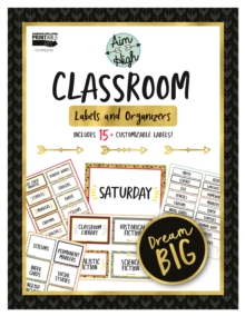 Aim High Classroom Labels and Organizers