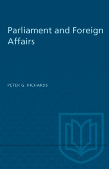 Parliament and Foreign Affairs