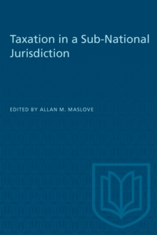 Taxation in a Sub-National Jurisdiction