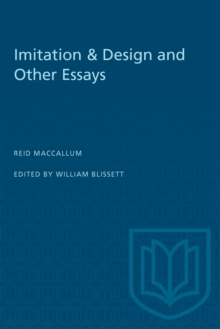 Imitation & Design and Other Essays