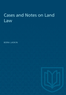 Cases and Notes on Land Law