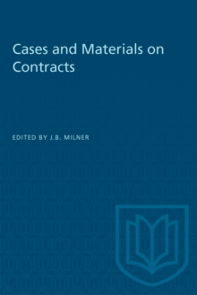 Cases and Materials on Contracts