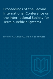 Proceedings of the Second International Conference on the International Society for Terrain-Vehicle Systems