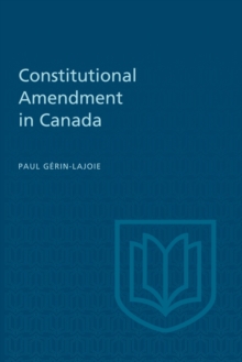 Constitutional Amendment in Canada