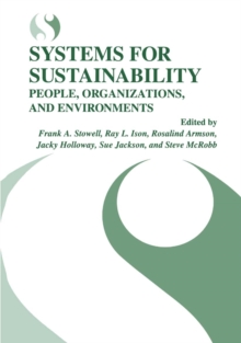 Systems for Sustainability : People, Organizations, and Environments