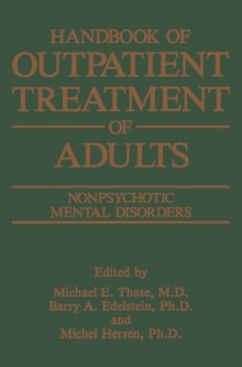 Handbook of Outpatient Treatment of Adults : Nonpsychotic Mental Disorders