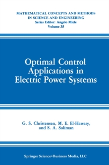 Optimal Control Applications in Electric Power Systems