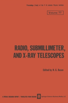 Radio, Submillimeter, and X-Ray Telescopes