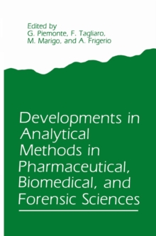 Developments in Analytical Methods in Pharmaceutical, Biomedical, and Forensic Sciences